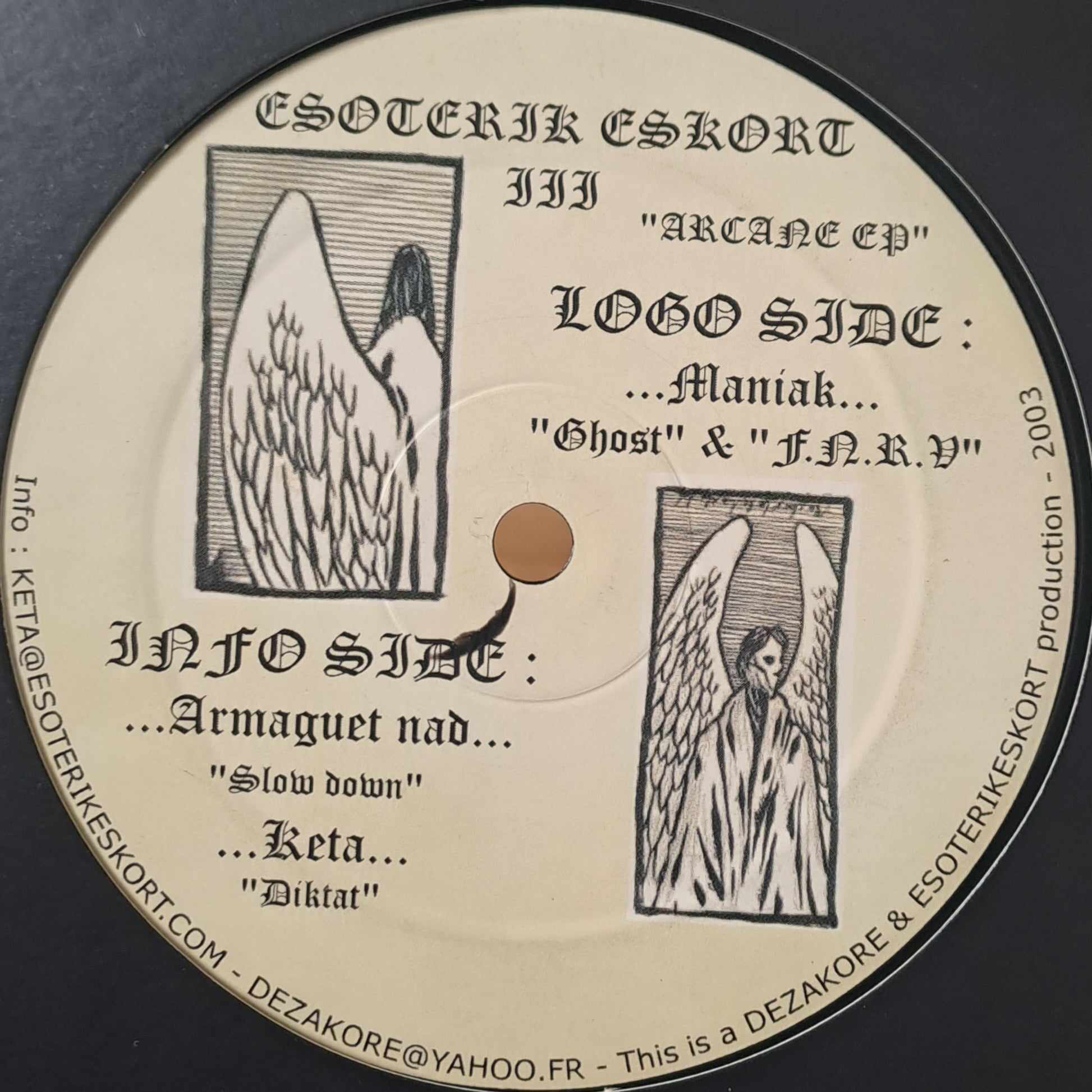 Esoterik Eskort 003 - vinyle hardcore